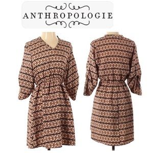 NWOT Anthropologie Geometric Dress